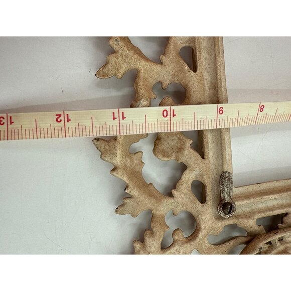 Antique Victorian Ornate Cast Iron Picture Frame With‎ Easel Stand - Picture 9 of 9